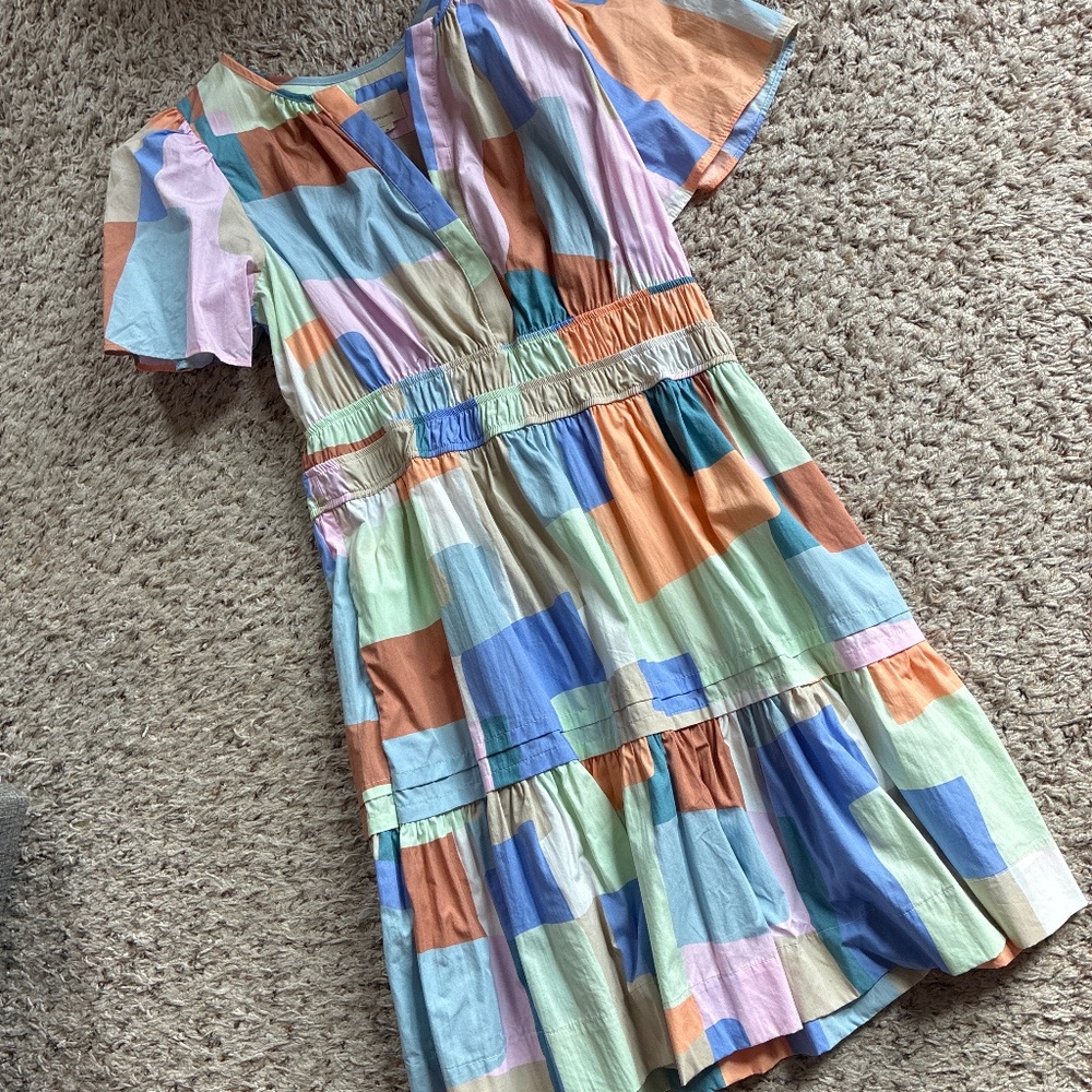 Anthropologie pattern dress, size medium
